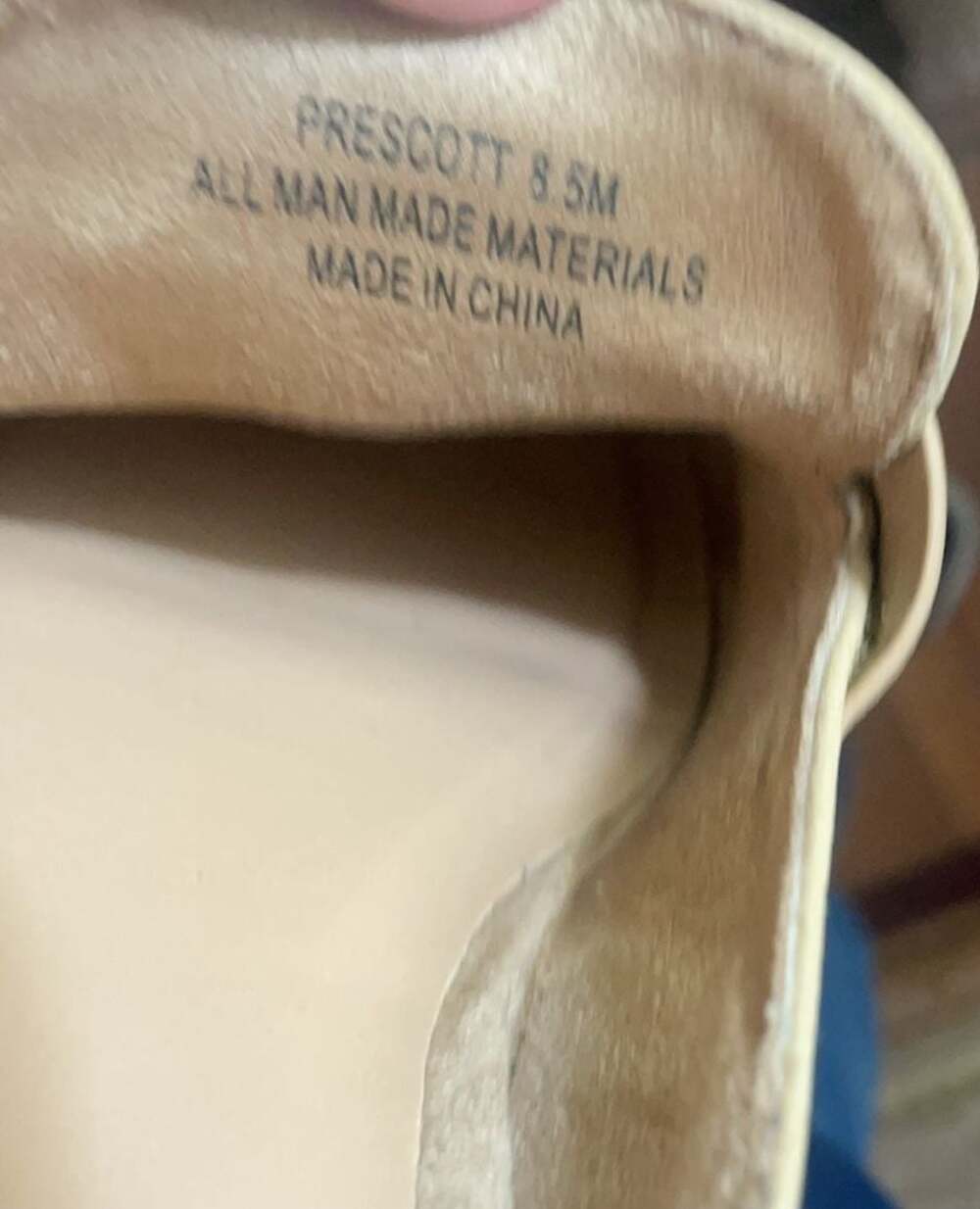Cynthia Rowley Prescott Tan Faux Suede Penny Loafer Mules Size 8.5M - Picture 6 of 10